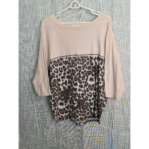 Women's First Love Top, Size Large, Beige & Brown